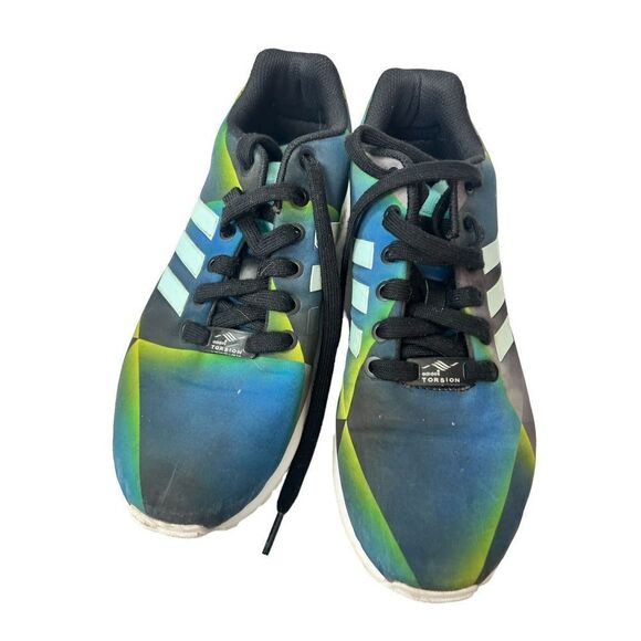 Adidas Original ZX FLUX TR Men’s FTWWHT/CLAQUA/CBLACK/FTWBLA/AQUCLA/NOIESS/size - Picture 2 of 7